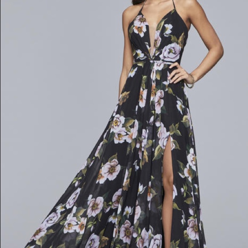 Black multi Faviana size 10 NWT